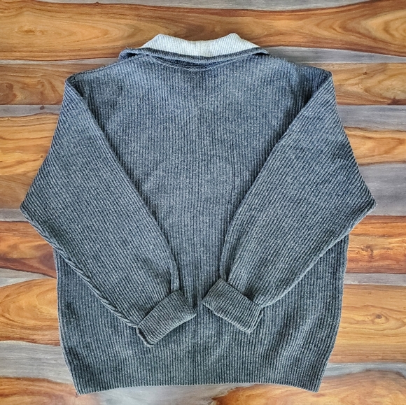 Men's 80%Lambswool 20%Nylon Sweater, Warm, XXL, Soft - Picture 3 of 6